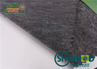 Enzim Cuci 80 ° C Fusible Interlining Fabric 50% Polyester 50% Nylon Untuk Garment
