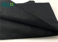 50% Viscose / 50% Polyester Spunlace Nonwoven Fabric Anti Bacteria Untuk Wet Tissue Warna Hitam