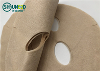 Tanaman alami Biodegradable Spunlace Non Woven Fabric Untuk Masker Wajah Struktur Polos