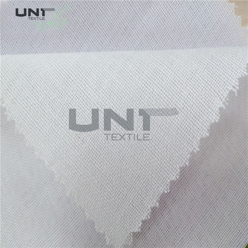Soft Fusible Interlining Woven Interlining Adhesive 120gsm PES / LDPE Fusing