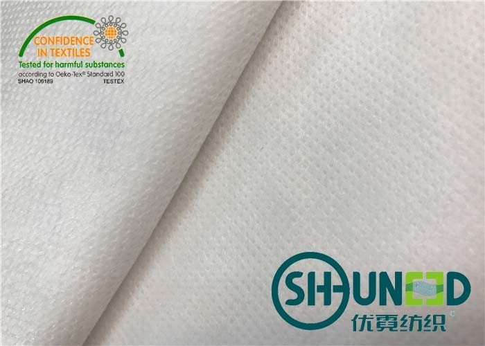 Tinggi Peregangan Polypropylene PP Spunbond Non Woven Fabric Dengan Handfeeling Lembut
