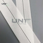 Aksesori Pakaian Tenun Putih Nylon Wrapping Tape Dengan Coating