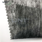Enzim Cuci 80 ° C Fusible Interlining Fabric 50% Polyester 50% Nylon Untuk Garment