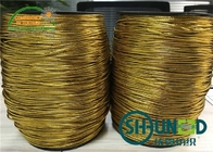 Polyester Cotton Mixed Garments Accessories Gold dan Silver Elastic String Cord Thread